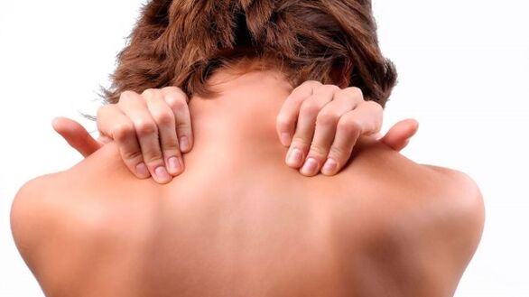 Schmerzen und Muskelkrämpfe mit Osteochondrose der Halswirbelsäule