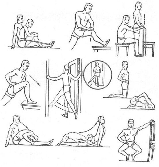 Gymnastik zur Arthrose des Kniegelenks
